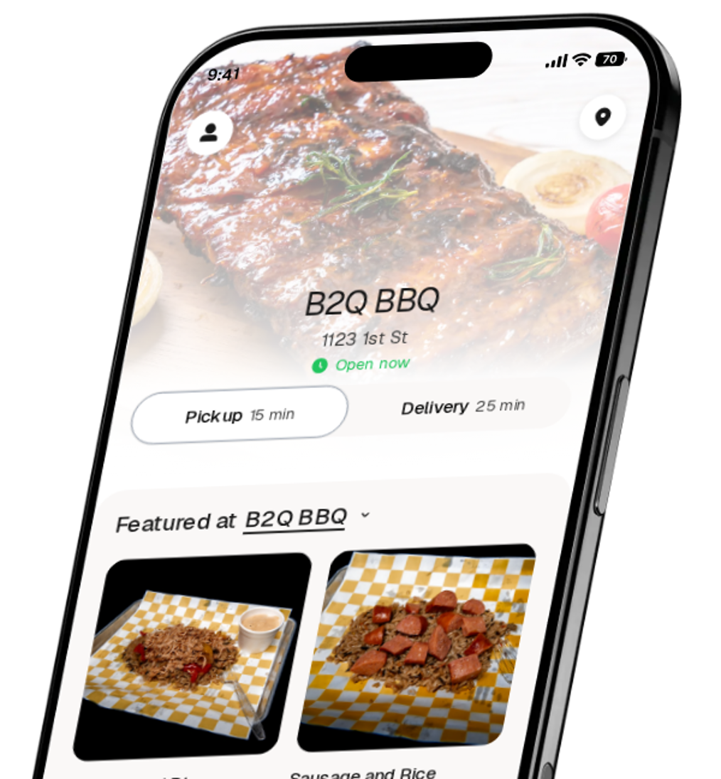 B2Q BBQ app preview